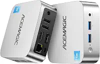 ACEMAGIC N150 Vista Mini Pc V1, Twin Lake N150 (Beat N100/N95, Até 3,6 Ghz), 16 Gb Ddr4 Ram 512 Ssd Mini Computadores, 11 Pro Desktop 4K Dual Display/Hdmi/Wifi/Bt/Lan Para Casa/Escritório
