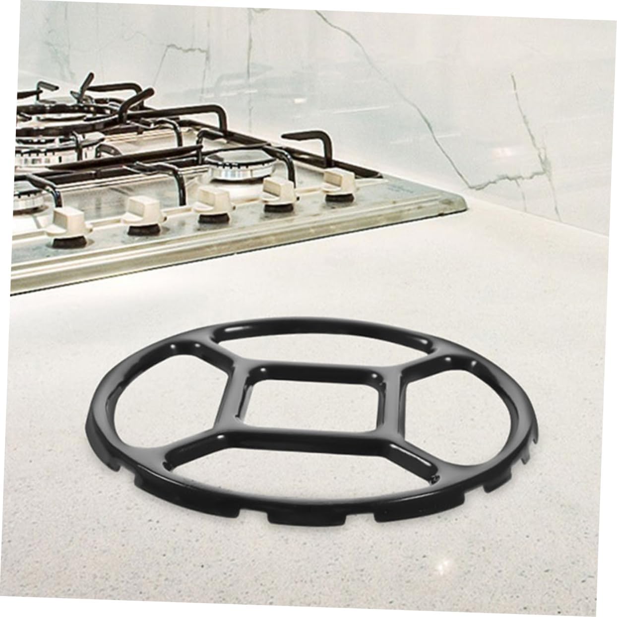 4pcs Small Pot Stove Wok Ring Alloy Rack for Gas Stovetops