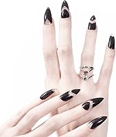 Vista 2 de Anillo de afecto de Rogue+Wolf Halloween plata compromiso compromiso compromiso anillos de boda para mujer, joyería gótica Y2K, accesorios