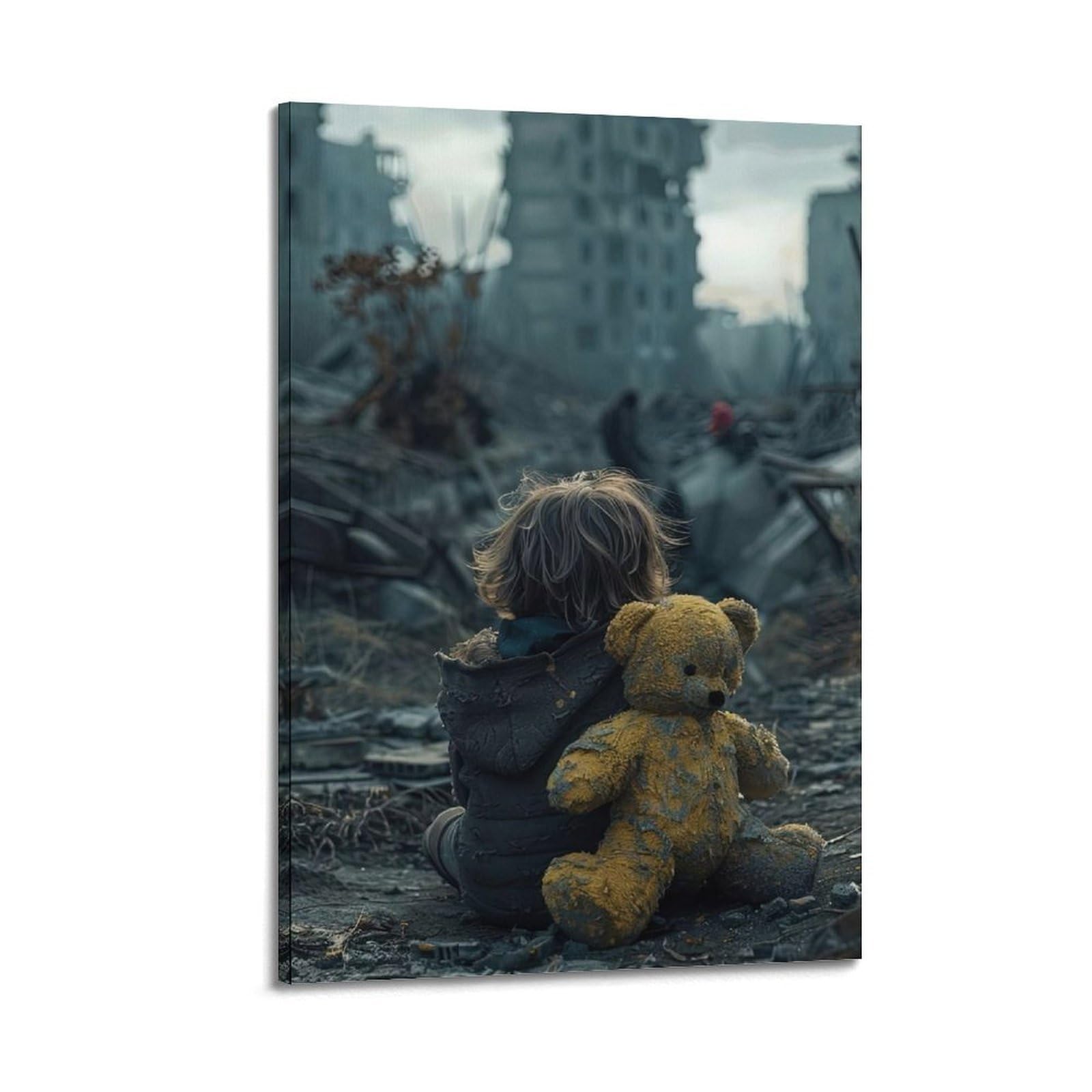 XKUGA Free Palestine Gaza Anti War Poster World Peace Modern Decorative Canvas Prints - Ideal Wall Art for Family, Man Cave, Game Room, Boys & Girls Bedroom 24x36inch(60x90cm)