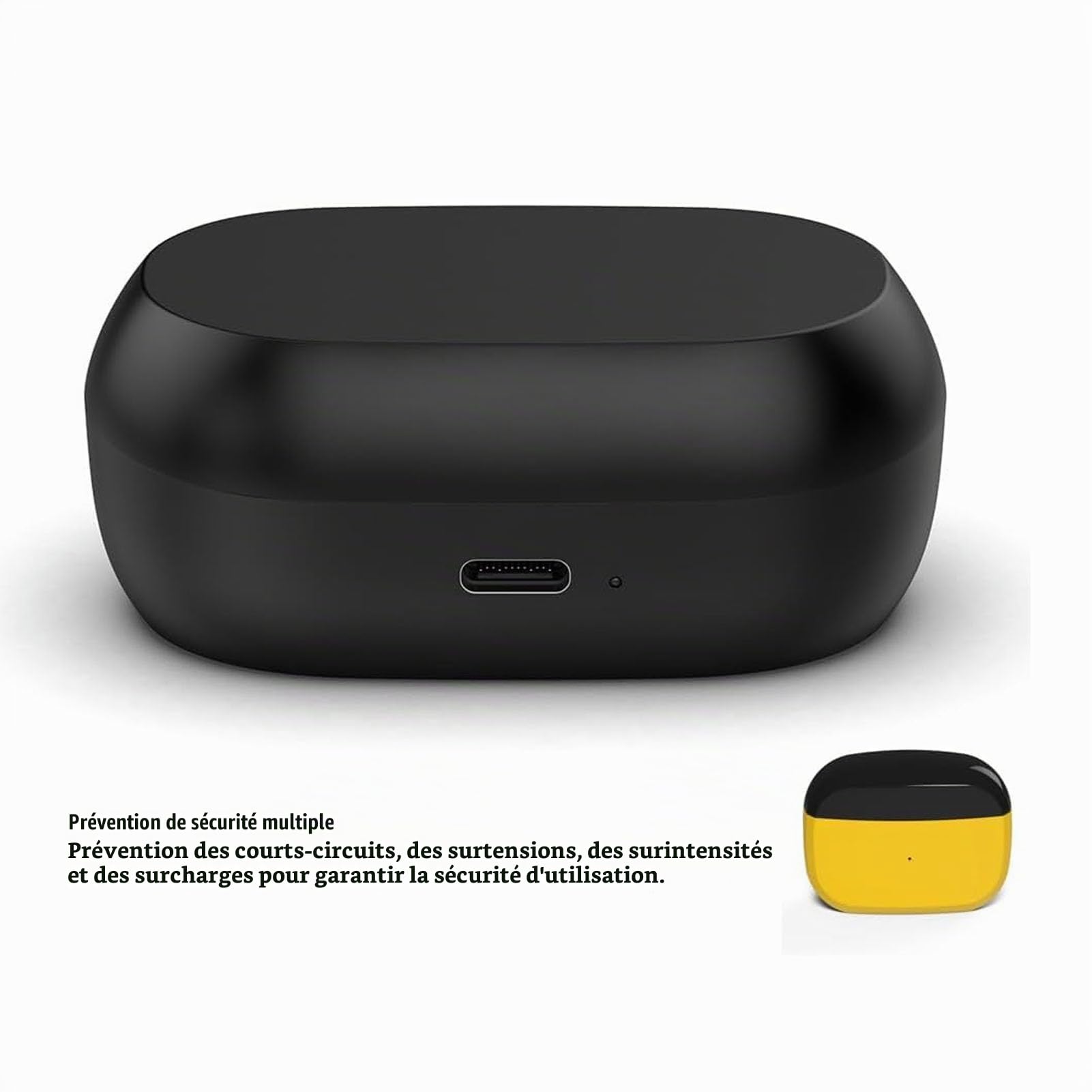 Étui de Chargement pour 7 Pro, pour 7 Active, Boîtier de Chargement pour écouteurs avec Indicateur, Batterie 600mAh