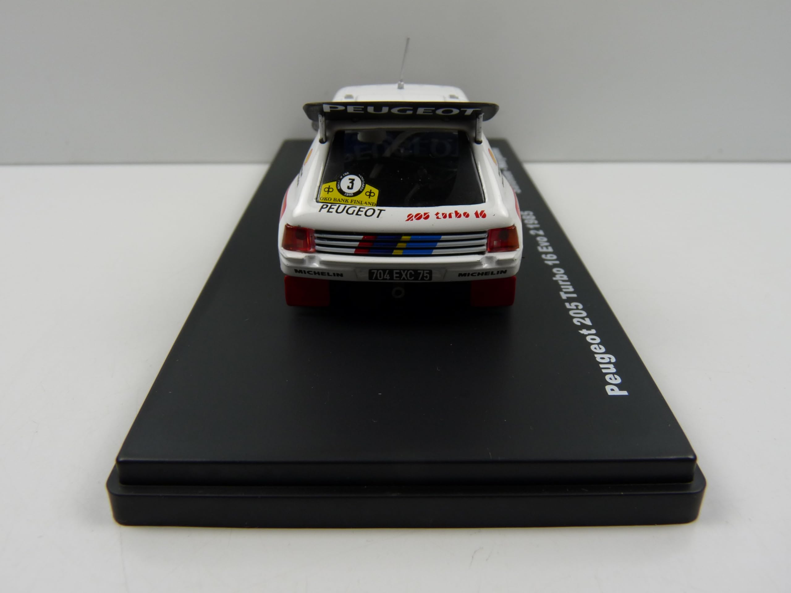 RMX9 1/43 Mexique Rallye WRC : Peugeot 205 Turbo 16 Evo 2 1995 Salonen Harjanne