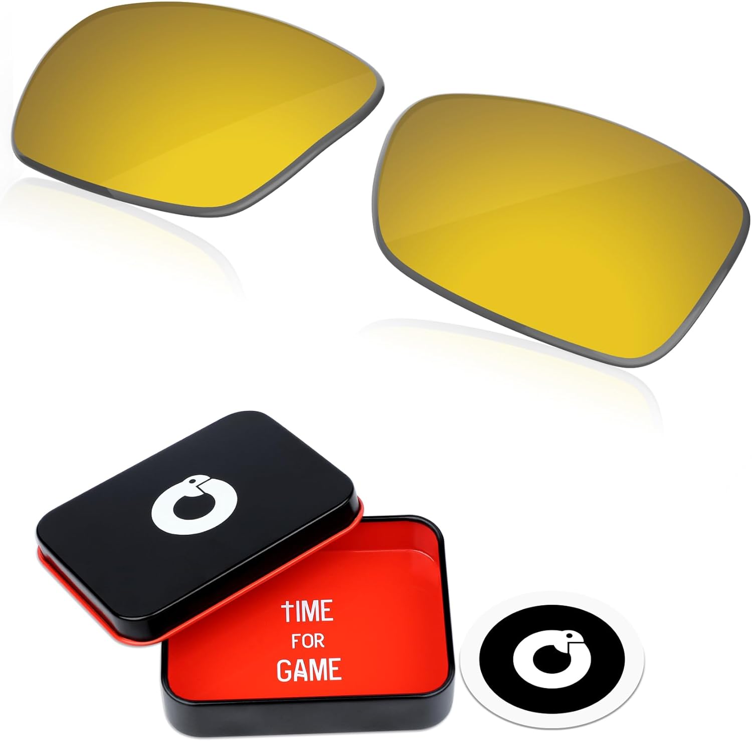 1.8MM Polycarbonate Replacement Lenses for Oakley Gascan OO9014 60mm Sunglass Ultra Polarized