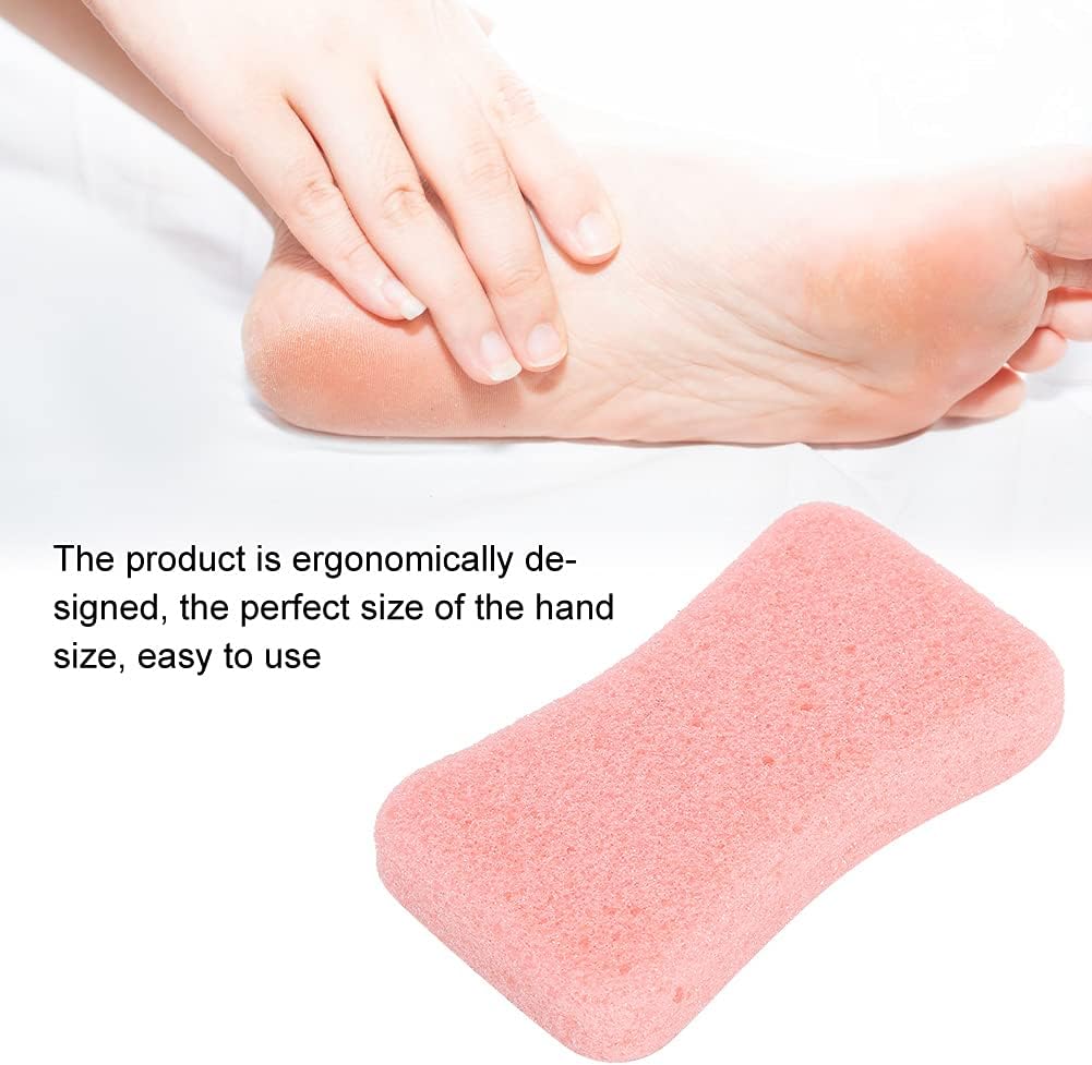 Foot Pumice Stone for Feet Hard Skin Callus Remover and Scrubber, Foot File Exfoliation to Remove Dead Skin (Pack of 4) ()