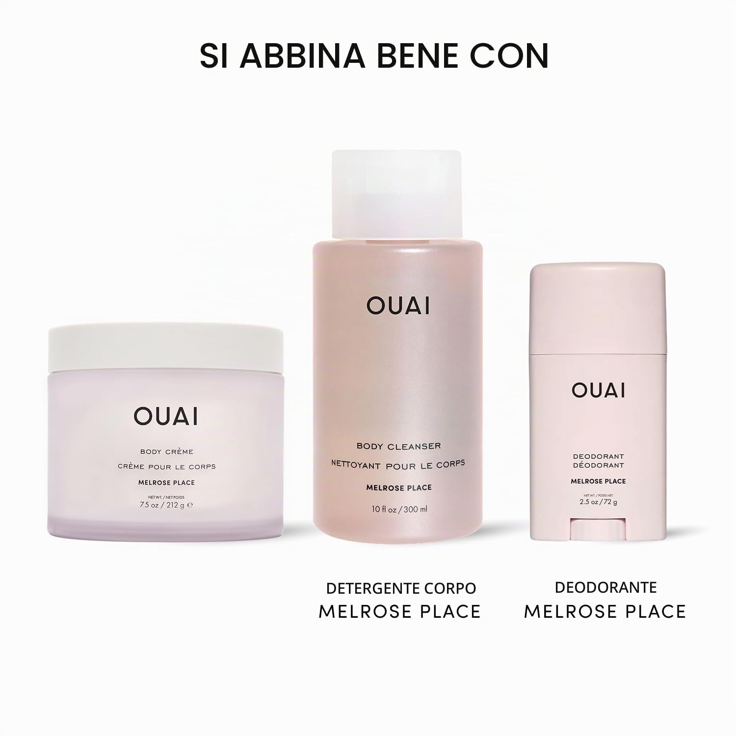 OUAI Body Crème, Melrose Place Scent, 7.5 Oz