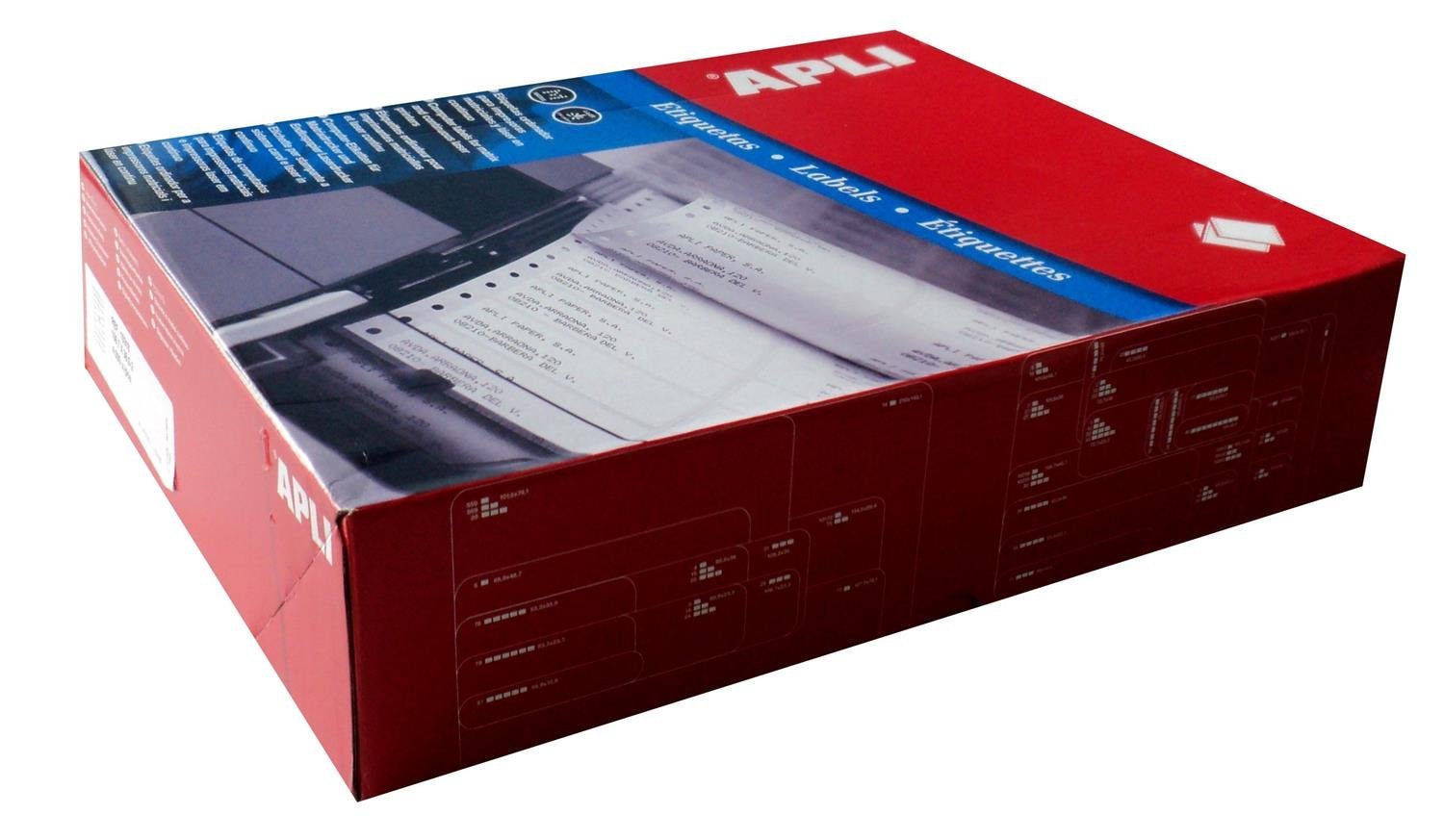 APLI 7 - Caja de etiquetas en continuo, 101.6 x 36 mm, 1 unidad