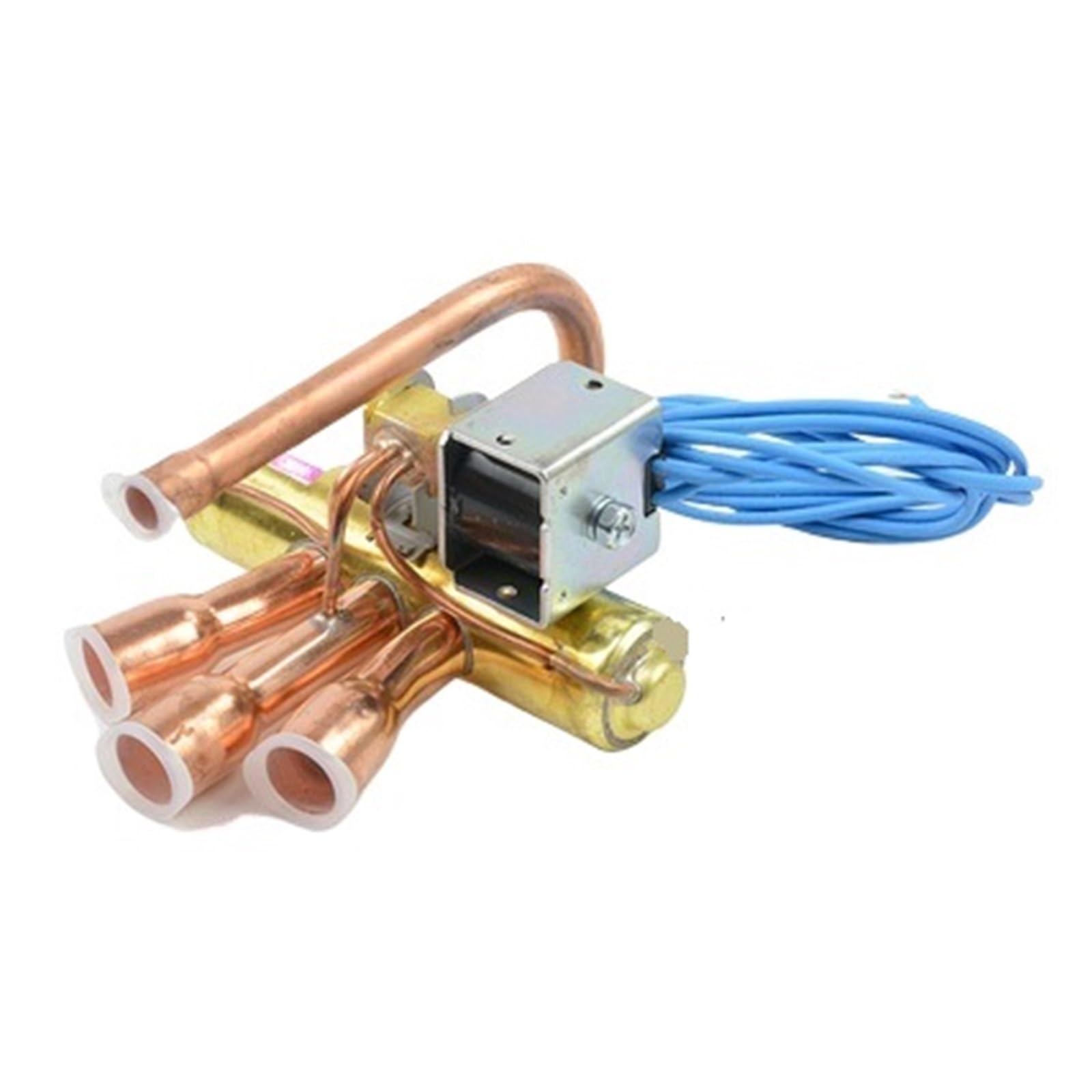 Hizon 3P Shf-9H-35U 220V Valve Reversing Valve With Coil Copper Air Conditioner Spare Parts Heat Pump 4 Way Reversing Valve(3P Shf-9H-35U)