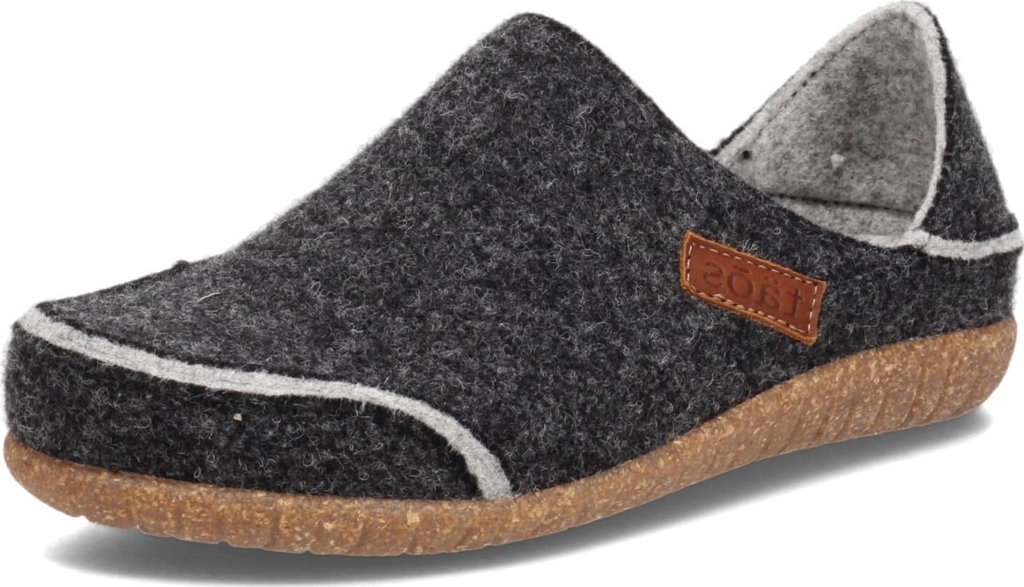 Taos Footwear Unisex Convertawool Clog Tan Leopard Wool Medium