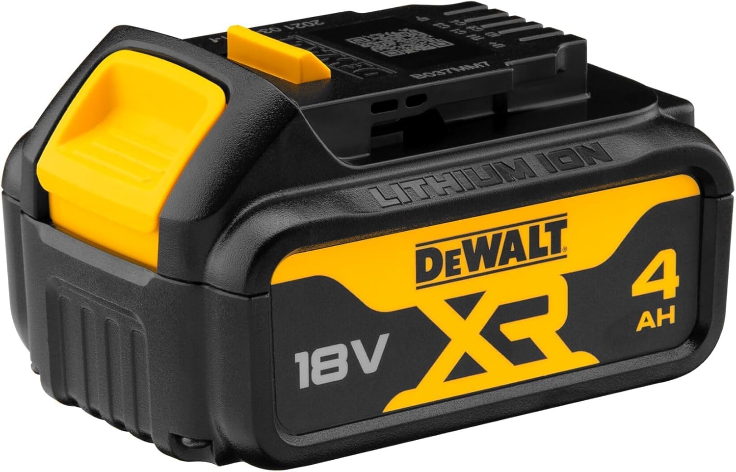 DEWALT DCV100-XJ - Soplador Compacto XR 18V, Sin Cable, Extensión de Tubo y Adaptador de soplado o succión incluidos, Sin Cargador/batería & DCB182-XJ Batería Carril XR 18V Li-Ion 4, Negro y Amarillo