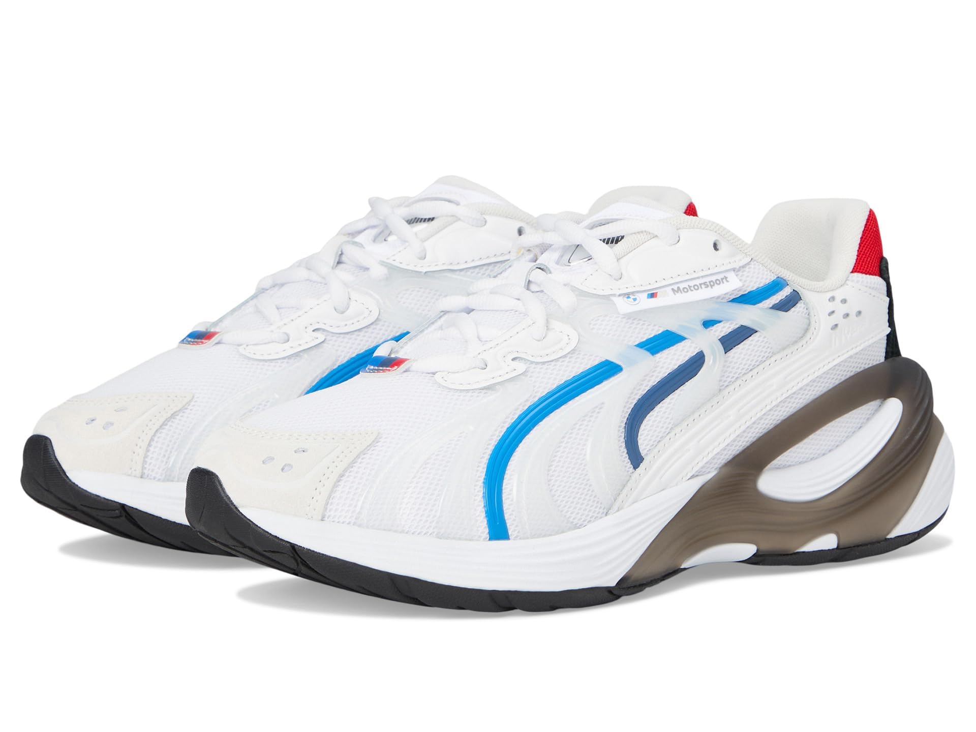 Mens BMW M Motorsport Inverse Lace Up Sneakers Shoes Casual