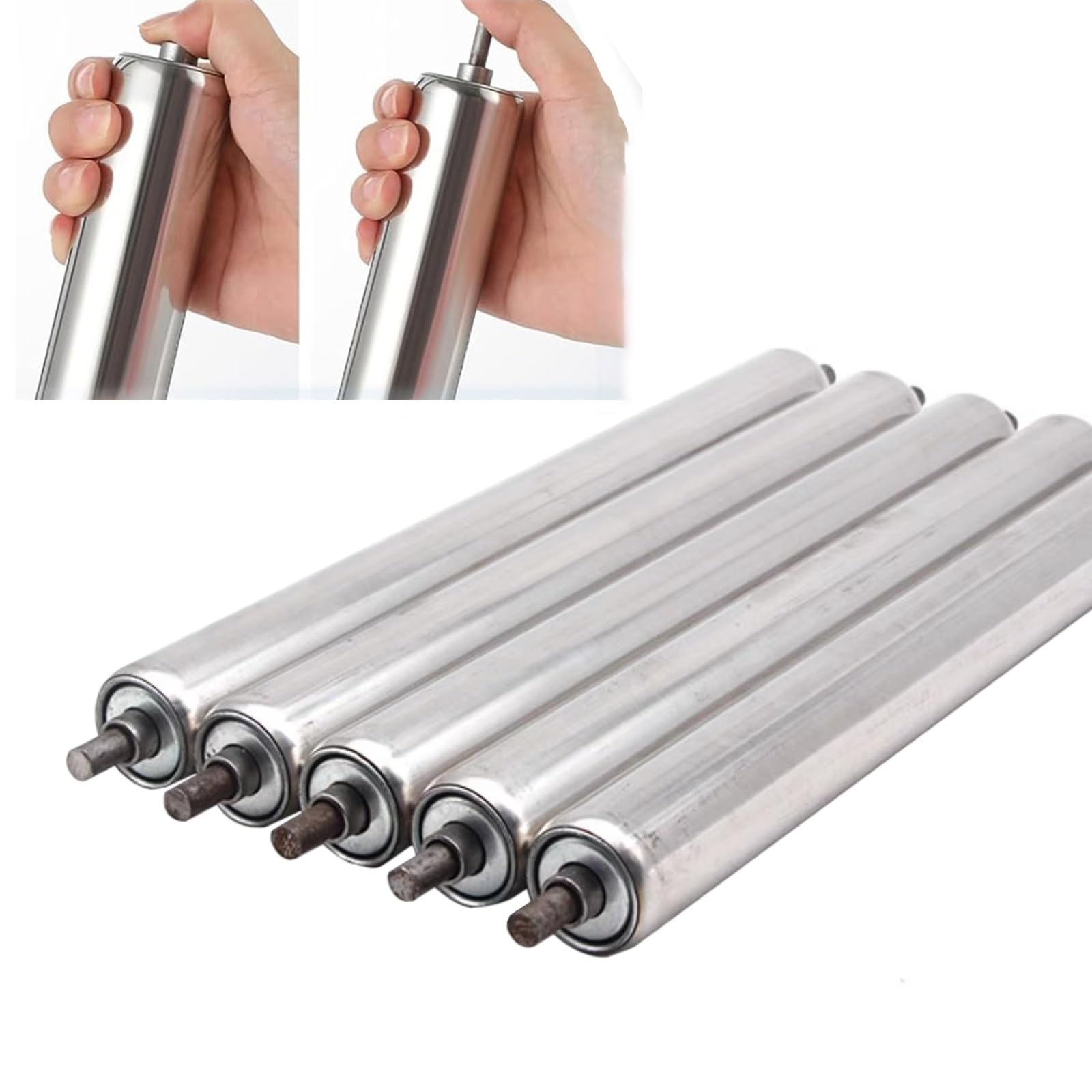 Roulements à Rouleaux Okeeyseda - Lot De 20, Diamètre 1 Pouce, Rotation 360°, Pour Plateformes Coulissantes