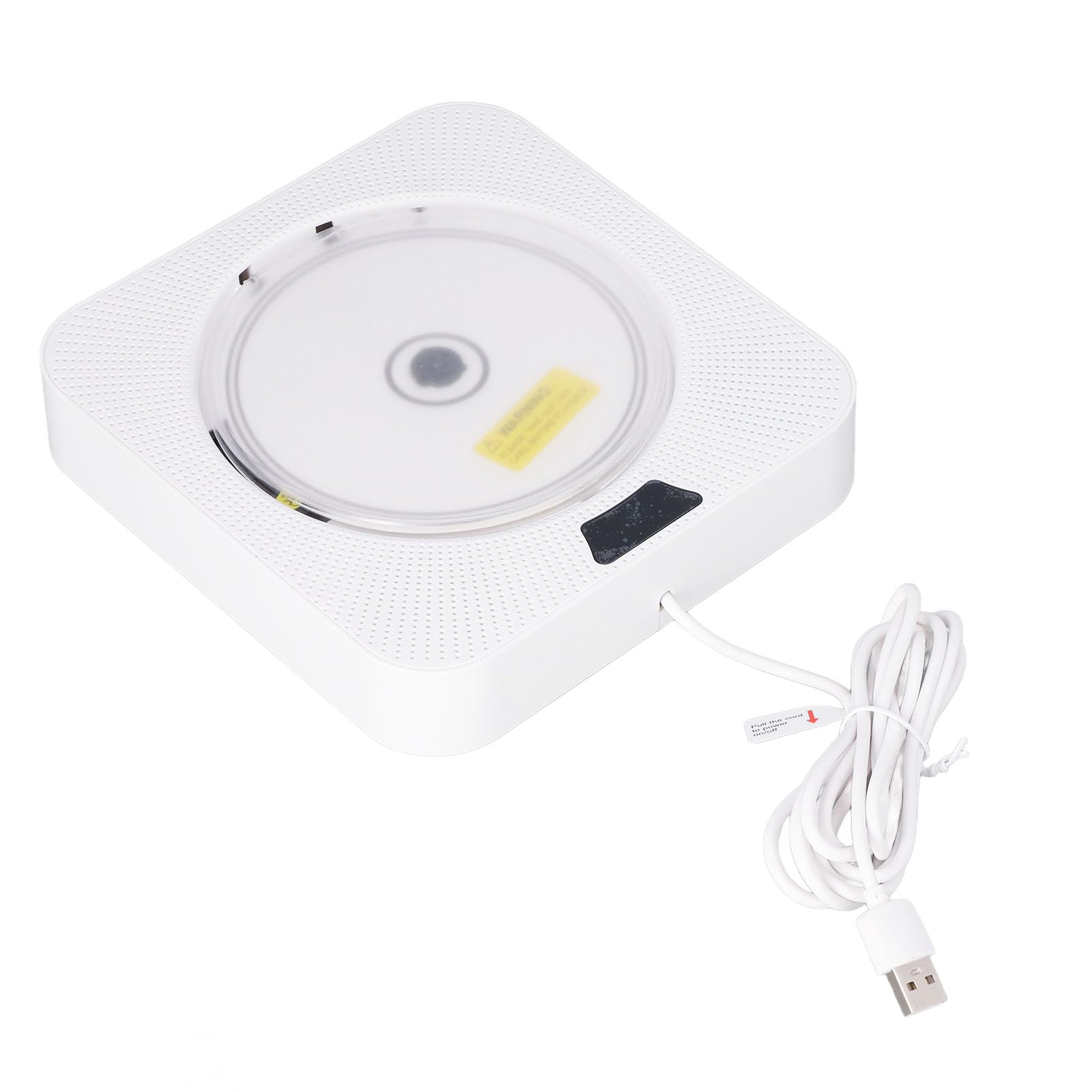Lettore CD da Parete, Lettore CD Musicale FM 6 in 1 con Telecomando 100‑240 V, per Amanti della Musica, Amanti dello Yoga e Ragazze Che Ballano