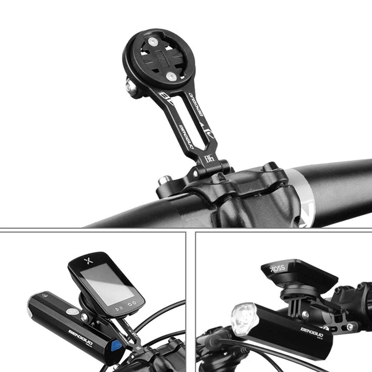 Supporto Per Computer Factor Black Inc Aero Titanium 3D Print | Attacco Manubrio GoPro – Ti-Parts Titanium - Foto 4