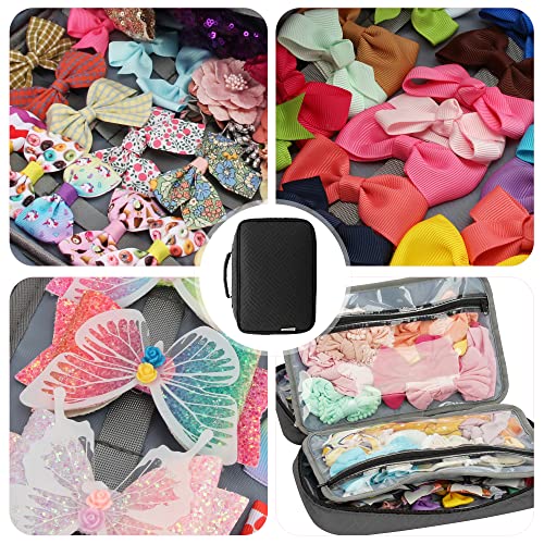 image for MICOM Hair Accessories Storage Bag For Baby Girls, Hair Bow Organizer,