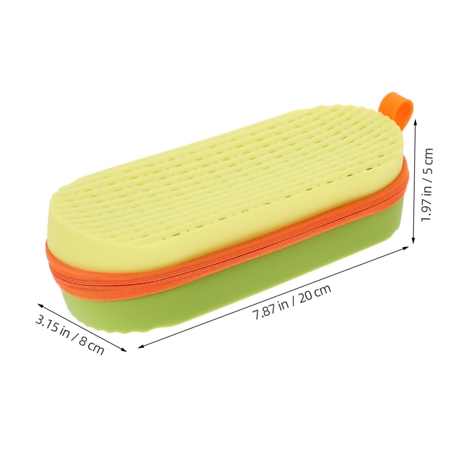 CORHAD Splash Swim Goggles Case Goggle Storage Box with Drain Hole Portable Durable Silicone Protection Case for Adults