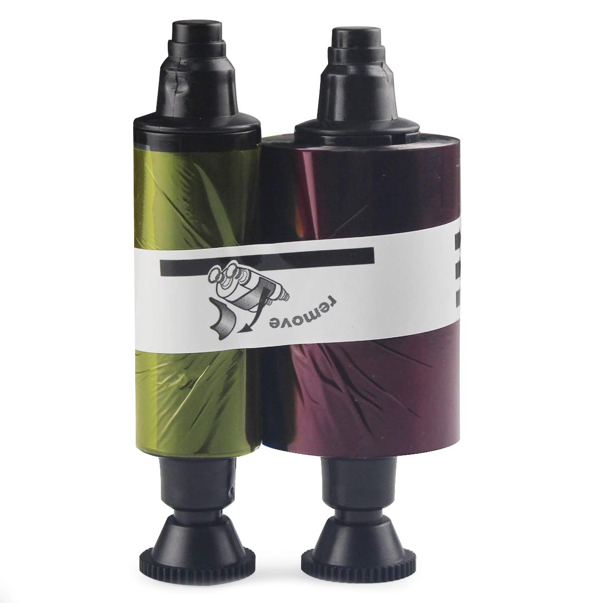 Ruban de Couleur pour Ruban Evolis Pebble, Pebble 3, Pebble 4, Dualys, Dualys 3, Securion R3011 YMCKO