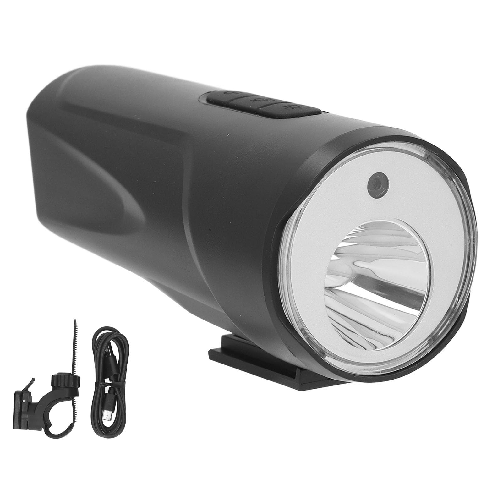 Luces de Bicicleta para Conducción Nocturna, Luz Delantera Bicicleta Brillante con Cámara Grabadora Vídeo, Luces Cámara Ciclismo para Manillar Montaña, Bicicleta Carretera