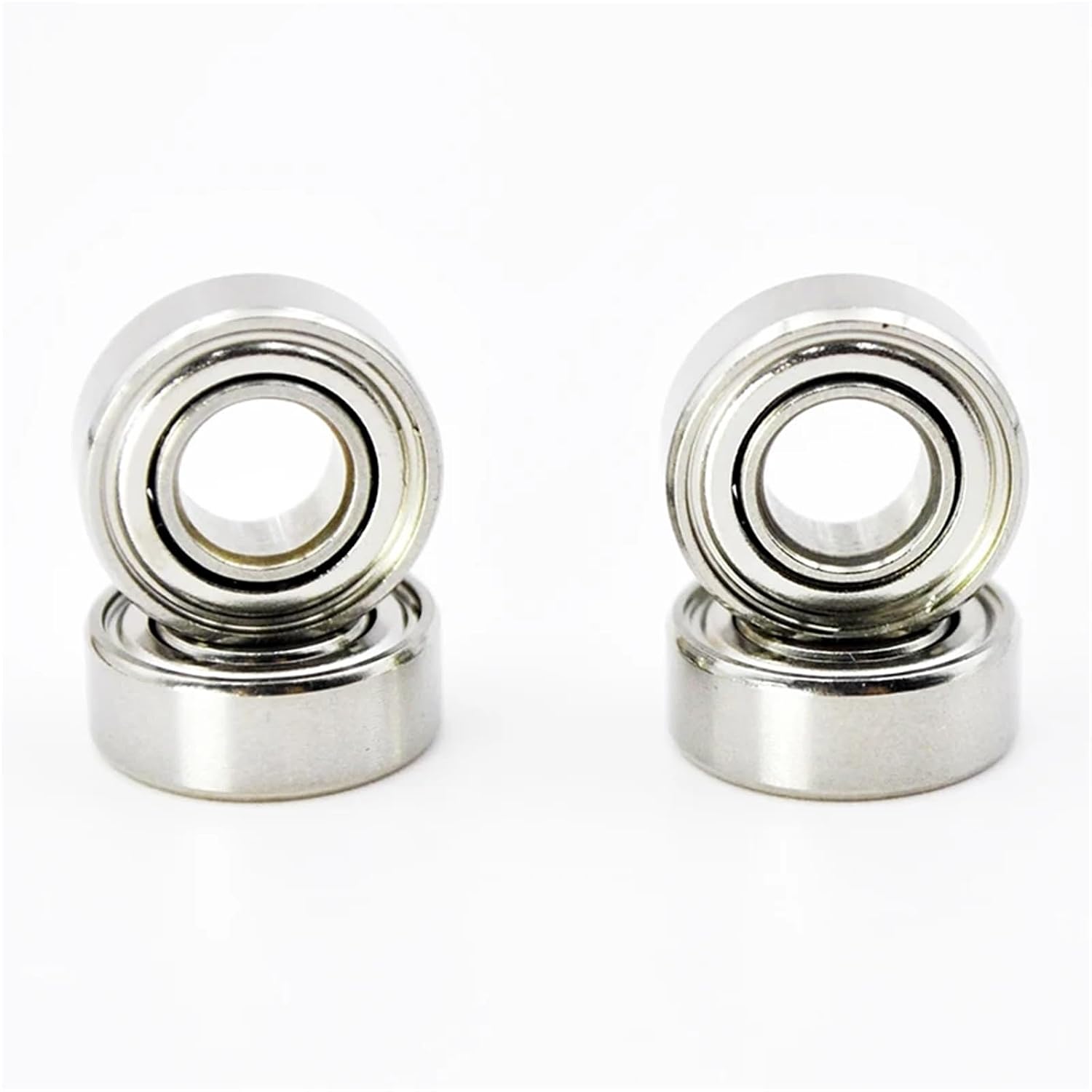 2/10Pcs Hybrid Ceramic Bearing SMR115ZZ Stainless Steel MR115 ZZ 5x11x4mm 1150 Inner Bore 5mm Miniature Ball Bearings(2Pcs)
