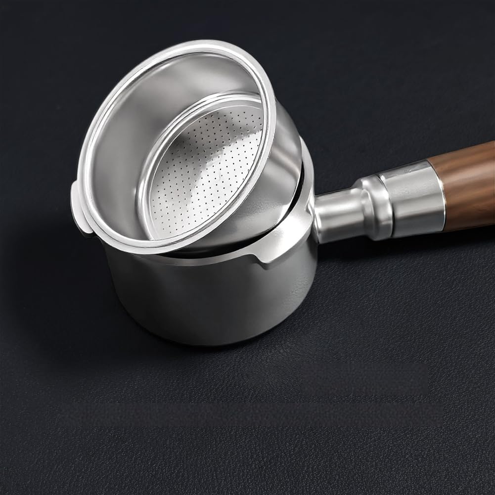 Portafiltro senza fondo 51 mm manico in legno per ECP680