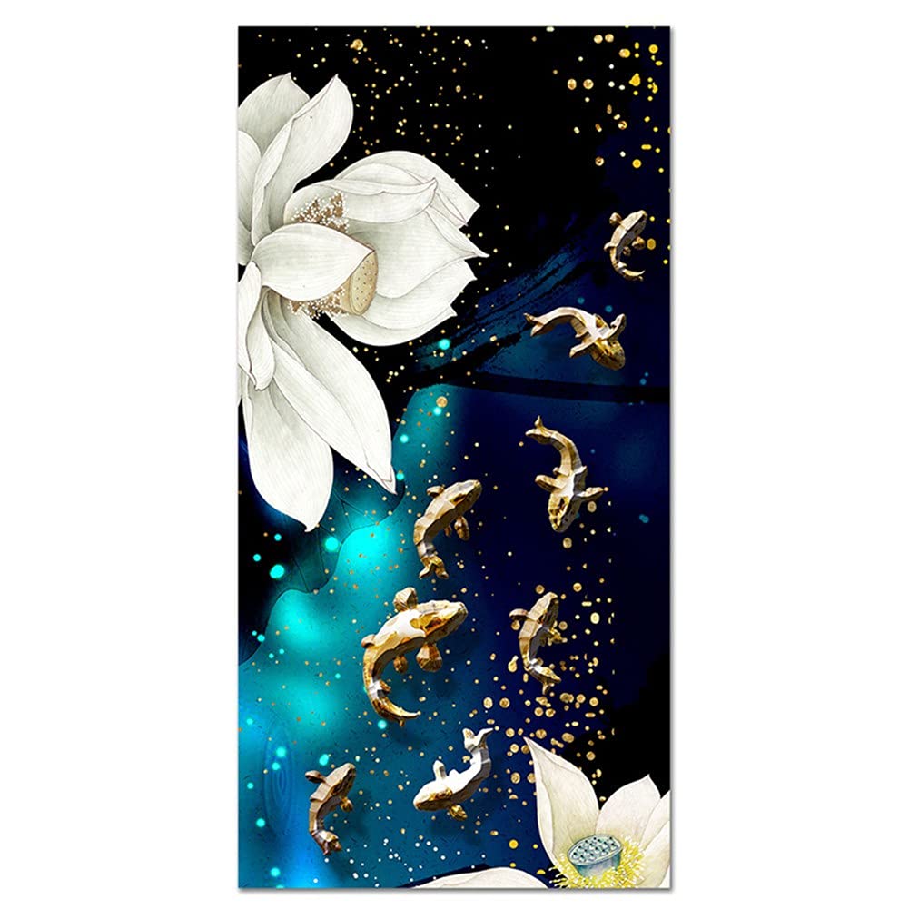 Peinture diamant 5D lotus blanc kit complet pour un moment de détente absolue