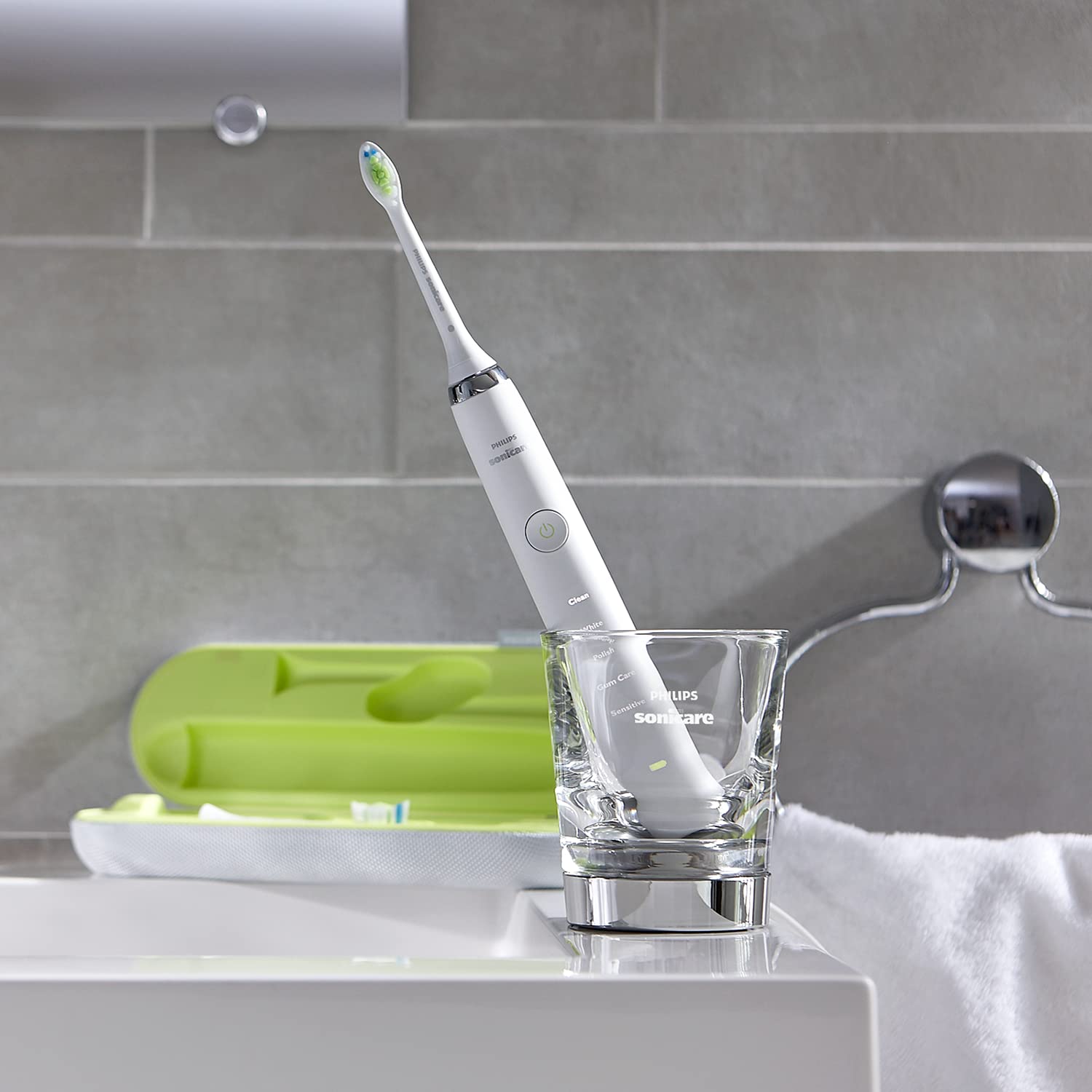Philips Sonicare AirFloss Ultra Limpiador interdental HX8491/01 - Cepillo de dientes eléctrico (China, Estado, Batería, Integrado, Ión de litio, 24 h)