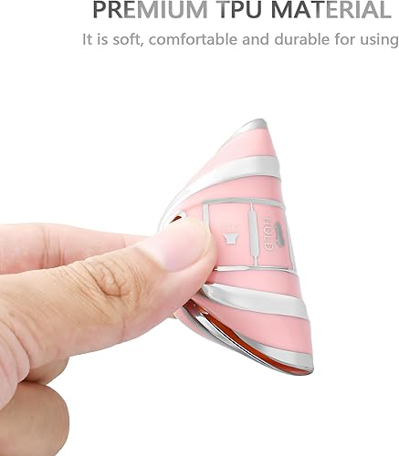 Miniatura 6 de OFFCURVE Funda para llavero con llavero para Nissan Car Key Fob Case Shell Fit para Nissan Altima Maxima Rogue Armada Pathfinder Smart Key