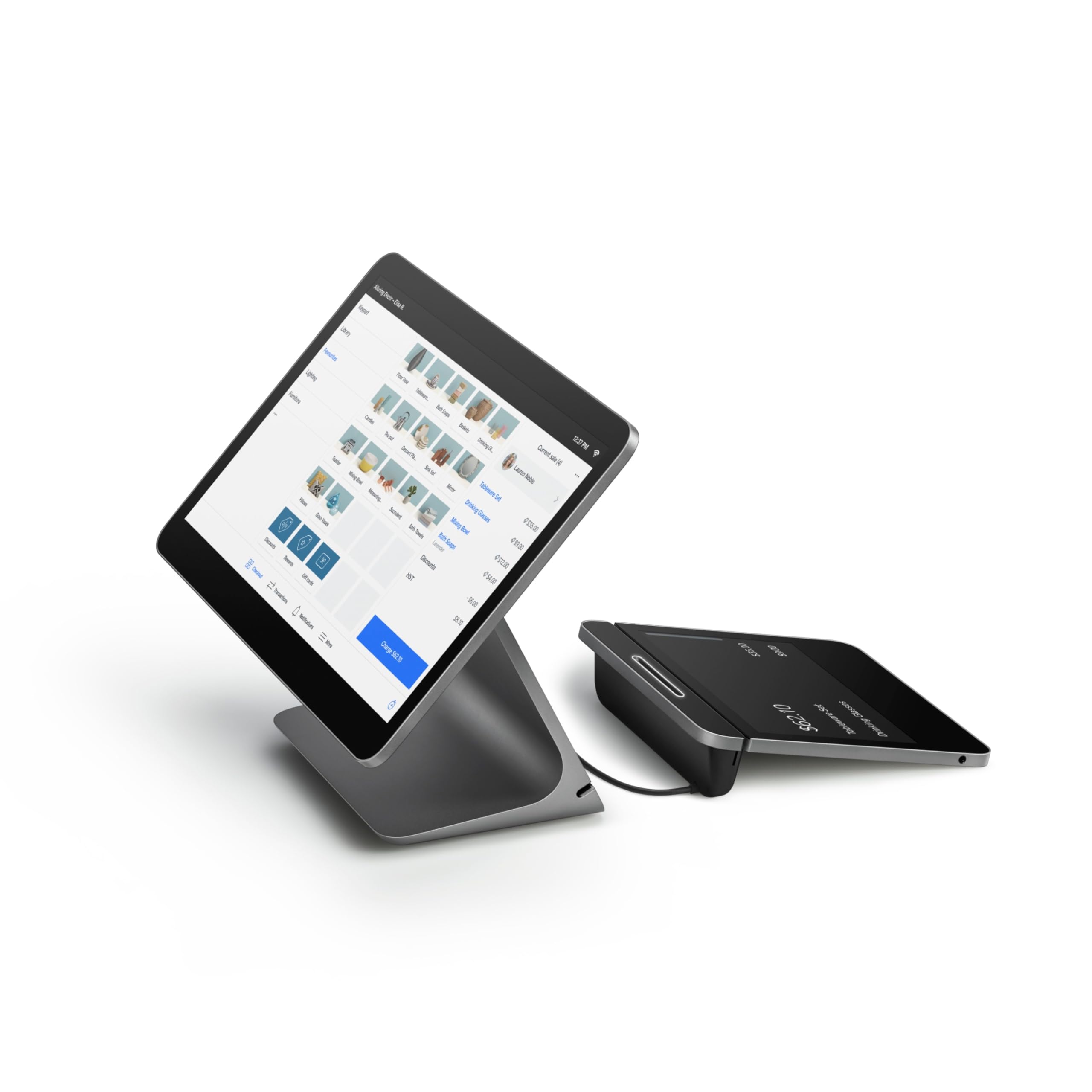Square Register All-in-One POS System with Dual Displays