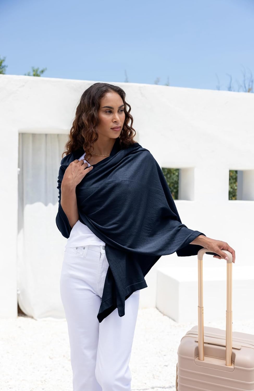 zestt Dreamsoft Travel Scarf, Wrap and Shawl for Women, Organic Cotton - Image 3