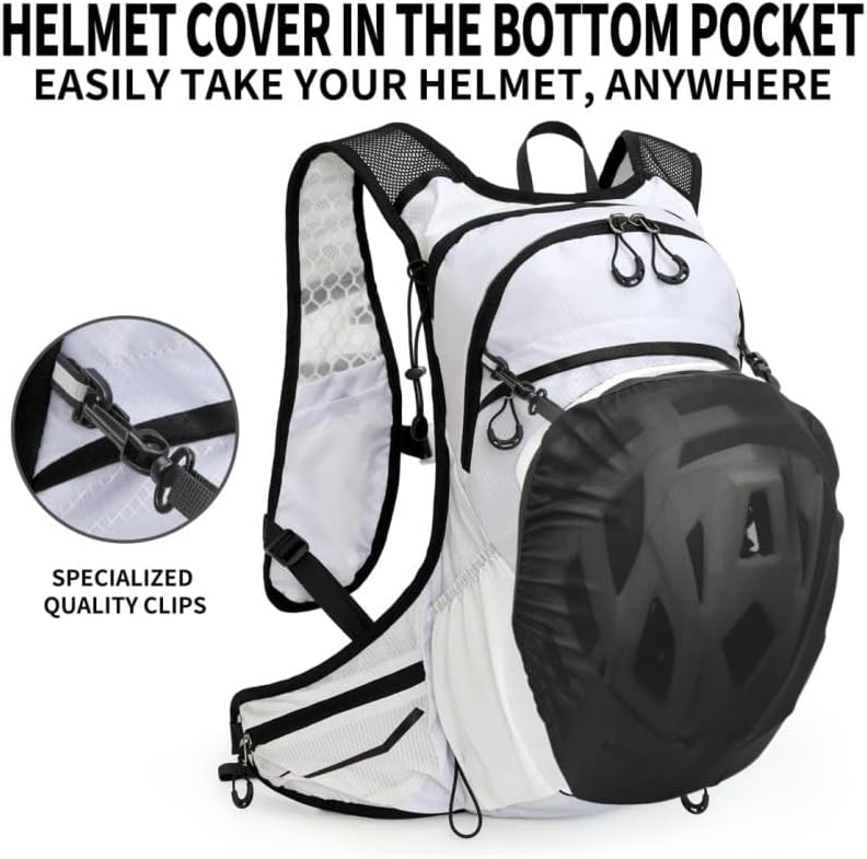 Cycling Backpack, Hydration Pack for Hiking Trekking & Outdoor Sports, Lightweight Breathable Daypack for Men Women
