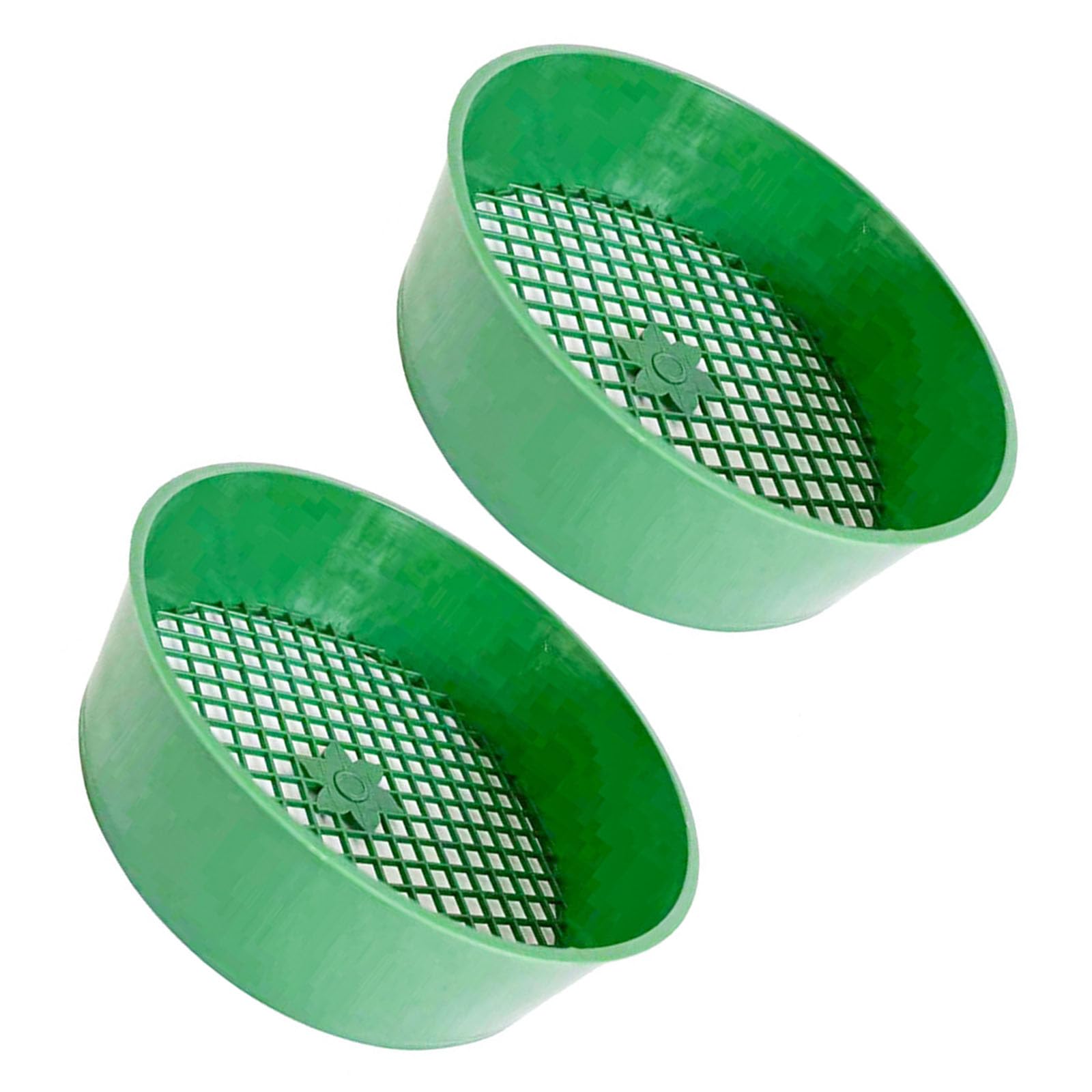 MINGLEA 2Pieces Multifuntional Soil Sieve Soil and Rock Separator Soil Sifting Tool Plastic Garden Sieve for Garden Enthusiasts