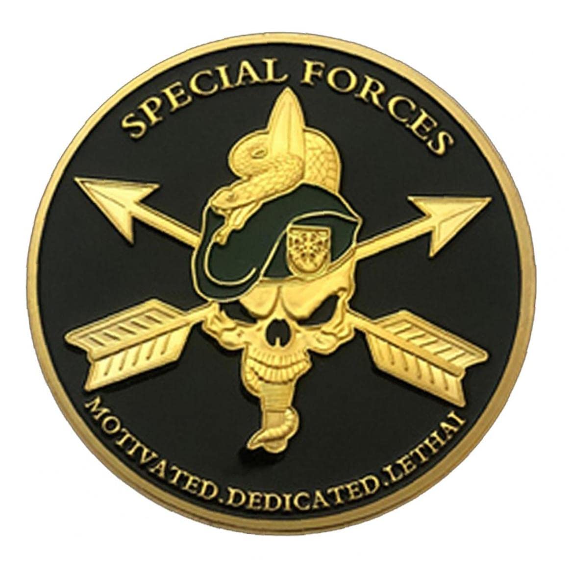 US ARMY SPECIAL Forces Sniper BERET VERT De Oppresso Liber Challenge