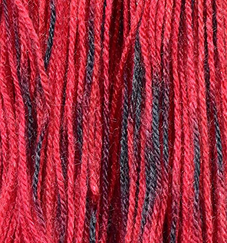 Image of Oswal Redmix (400 gm) Wool Hank Hand Knitting Wool /Art Craft Soft Fingering Crochet Hook Yarn, Needle Knitting Yarn Thread dye SM-Z