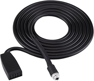 Cabo adaptador auxiliar auxiliar de 3,5 mm, cabo adaptador auxiliar de carro para E46 320i 320ci 320cic 323i 323ci 323cic 325i 325ci 325cic 328i Coupe Sedan