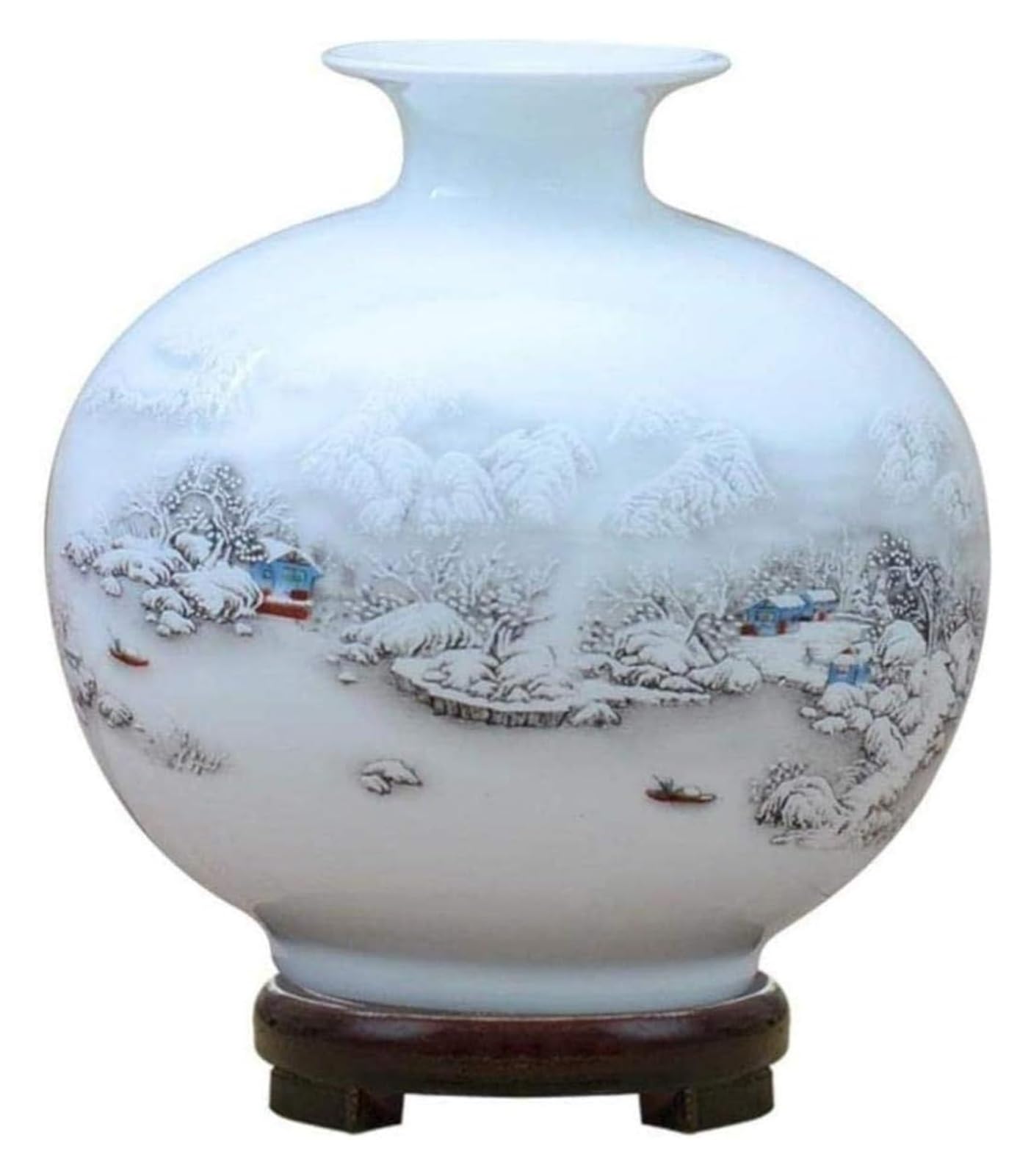 Vase Desktop Ceramic Handmade Modern Simple for Dry Flowers Decoration Art Household Living Bedoffice