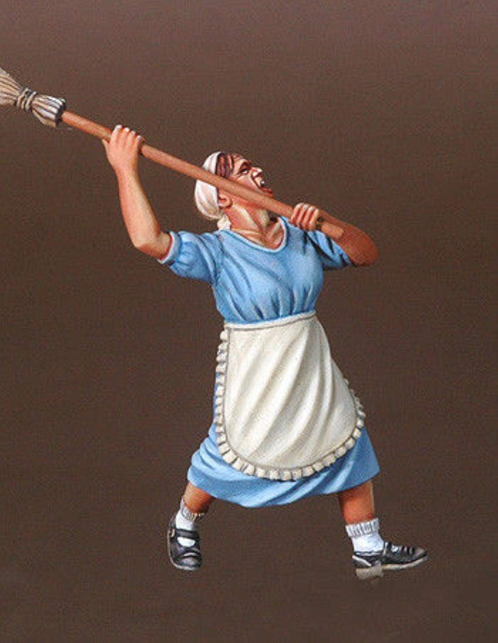 Assembly Unpainted Scale 1/35 Angry Woman Soldier Summer Historical Toy Resin Model Miniature Kit