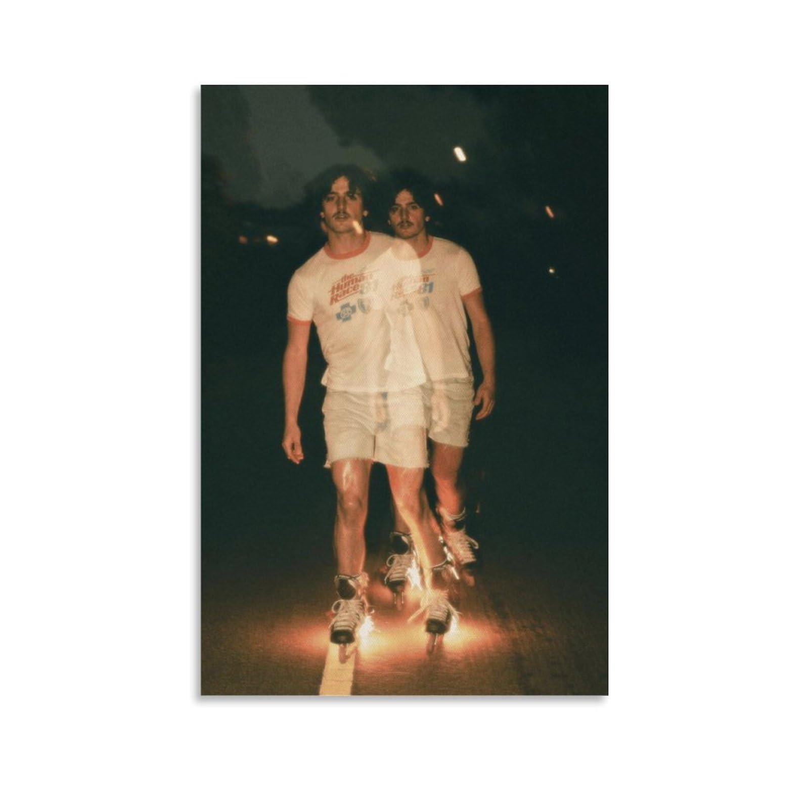 BEN-SON BOO-NE Canvas Poster - Album Cover Poster Wall Art, Pop Singer Framed&Unframed Decorative Artwork for Living Room, Bedroom, Music Lover's Wall Decor, Easy to Install Unframe-style12x18inch(30x