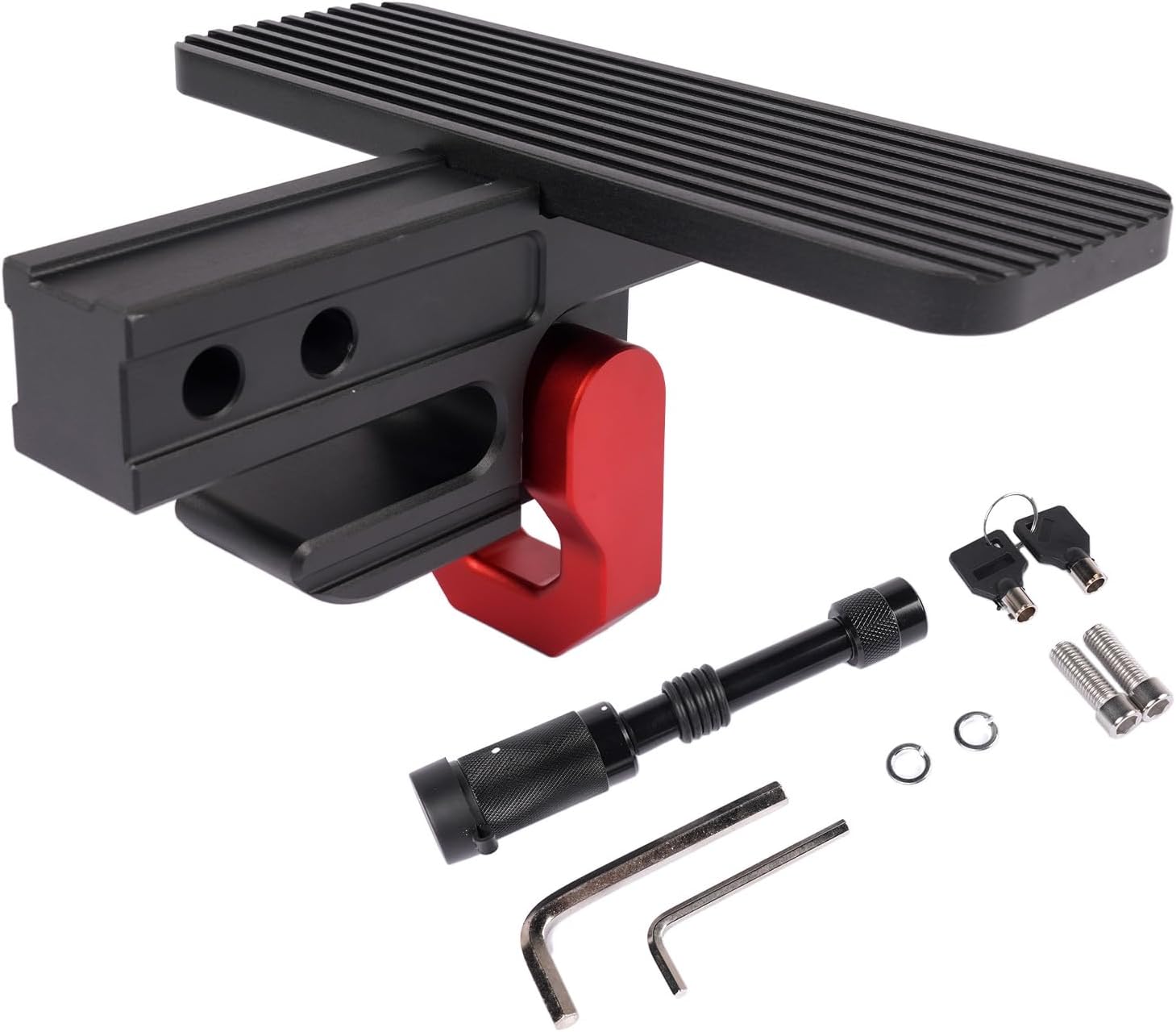 Bumper Hitch Step for 2" Receiver with 3/4" D-Ring Shackle Trailer Truck