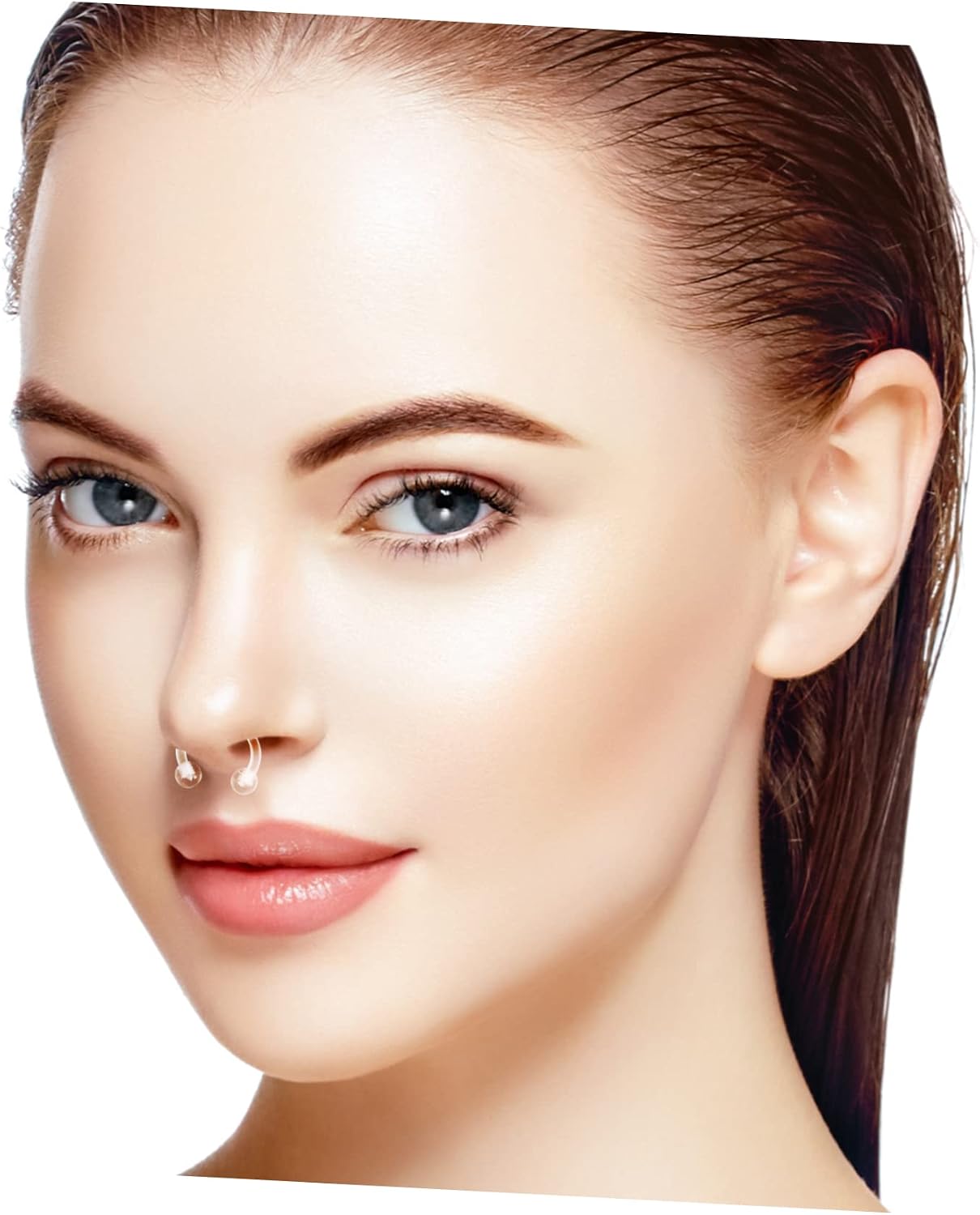 18pcs Acrylic Nose Rings Piercing Kit Transparent Nose Jewelry Accessories for Women Cartilage Tragus Piercing Body Decor
