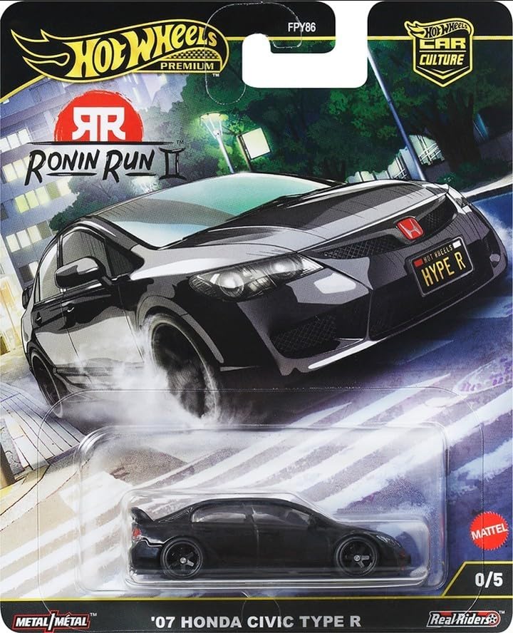 Amazon.com: Hot Wheels Car Culture 2025 Ronin Run II '07 Honda