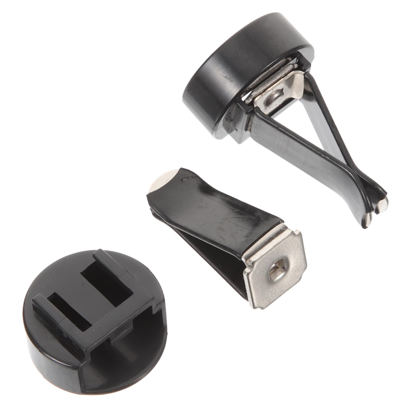 SOLUSTRE Clip Forza di Serraggio Regolabile per Profumatore Auto in Plastica Nera 100 Pezzi Accessori Interni Auto per Atmosfera Estiva