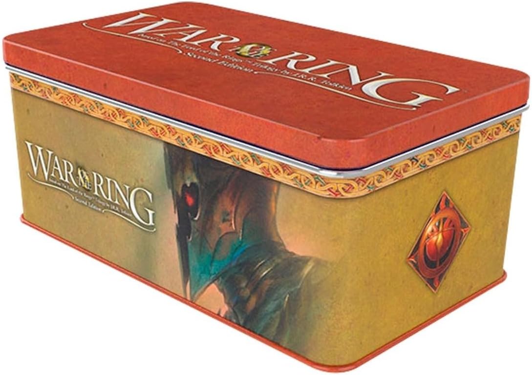 War of The Ring Second Edition: Card Box and Sleeves (Witch-King Edition) – Ares Games Embossed Tin – Sturdy & Tough – Compatible with War of The Ring 2E
