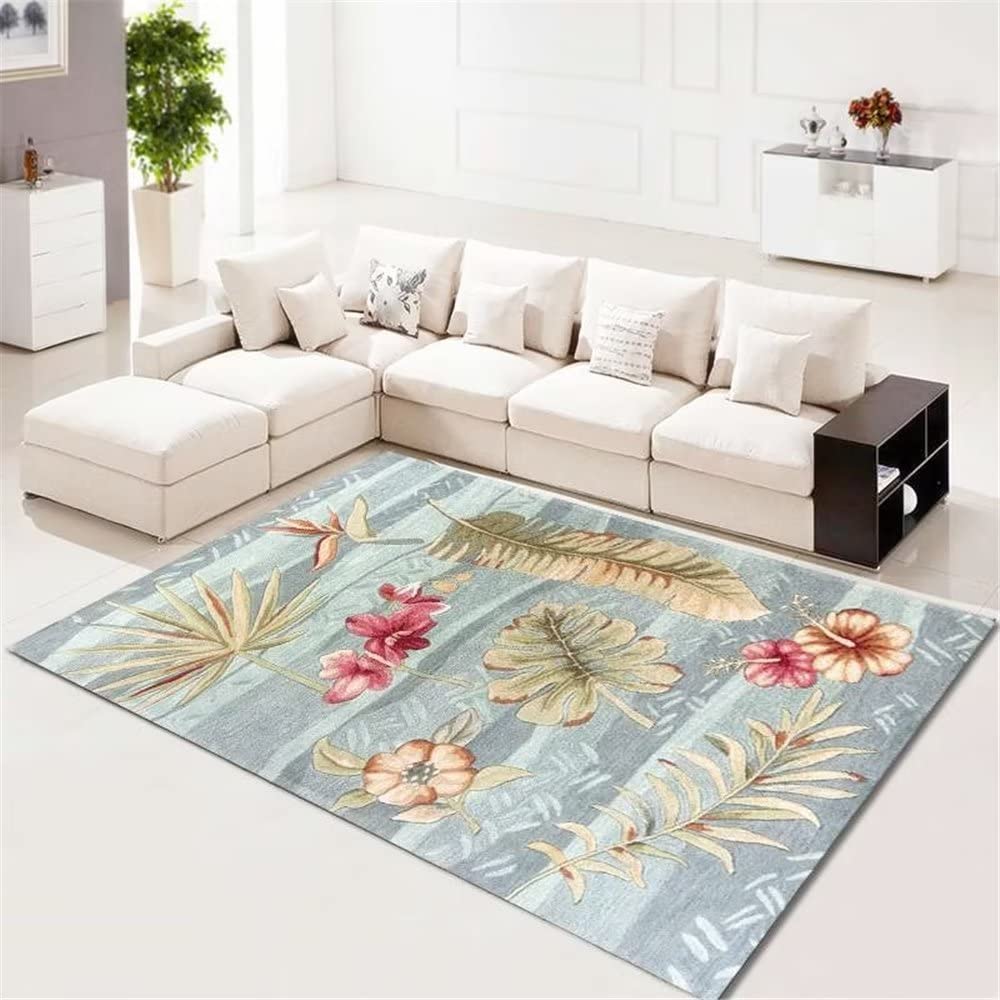 Tapis durable 160x230 cm résistant pour salon et extérieur