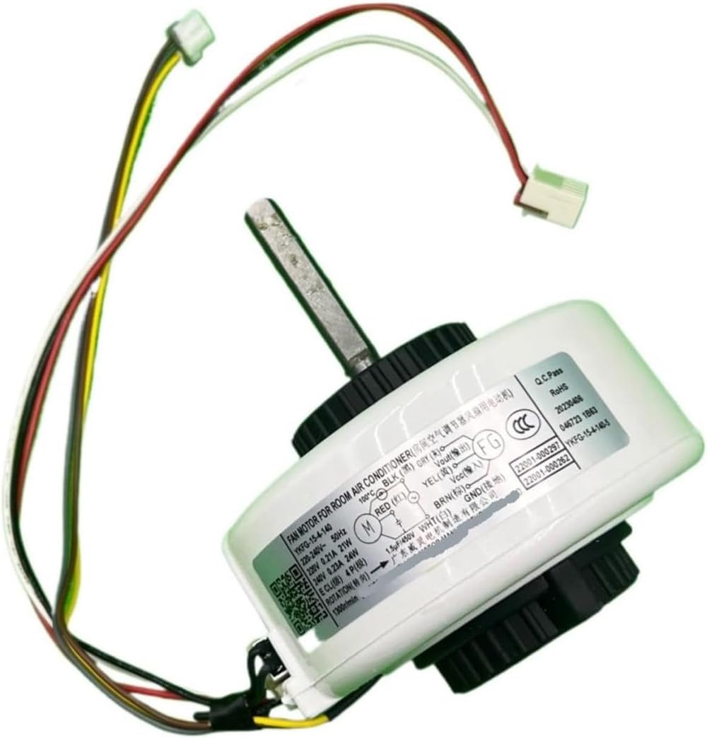 Air Conditioning Motor Air Conditioner Indoor Motor YKFG-15-4-140 Fan Motor Counterclockwise Reverse 21W/24W Air Conditioner Motor Parts