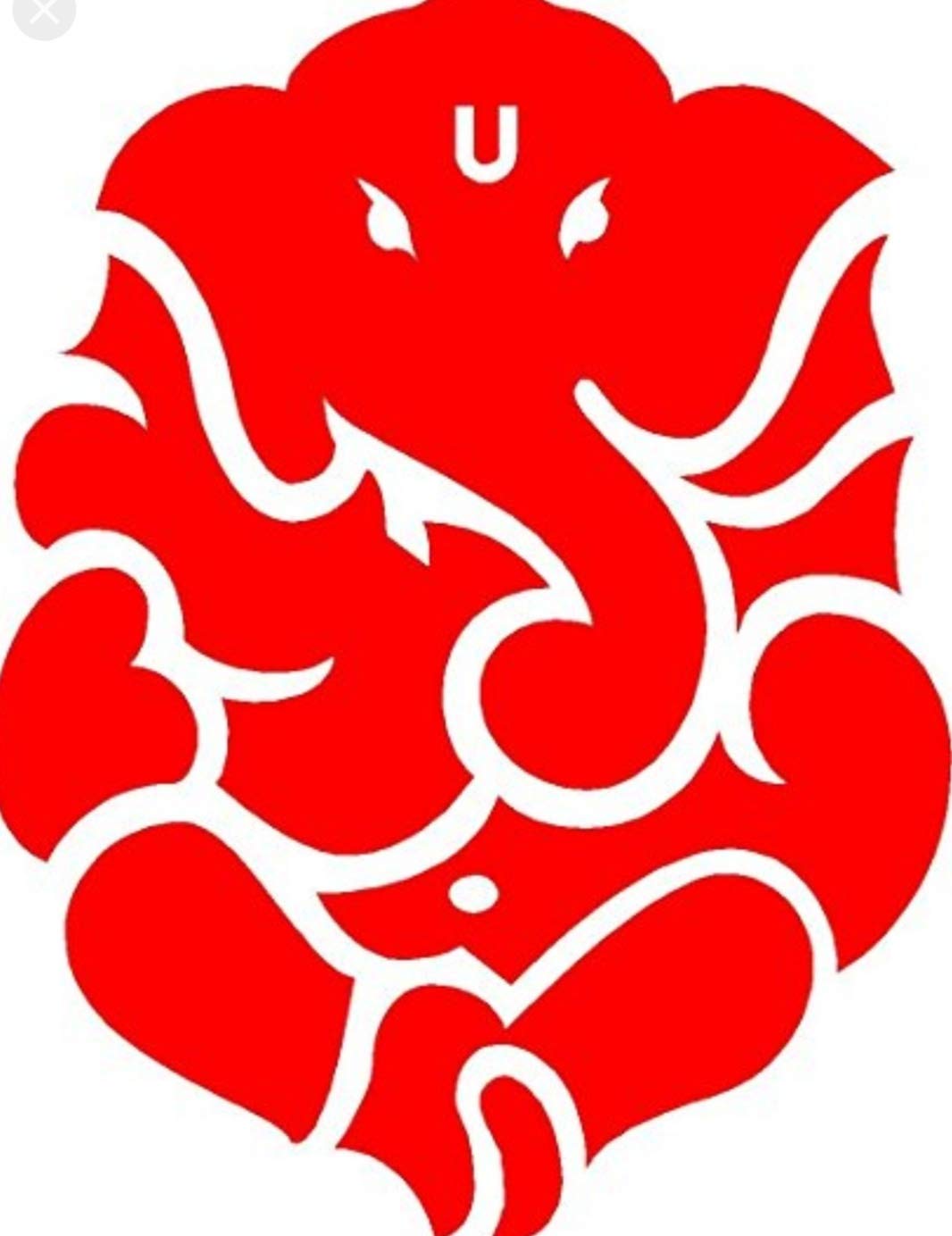 Lionston Reflective Ganesh JI Bike&Car Exterior Sticker & Decal Vinyl