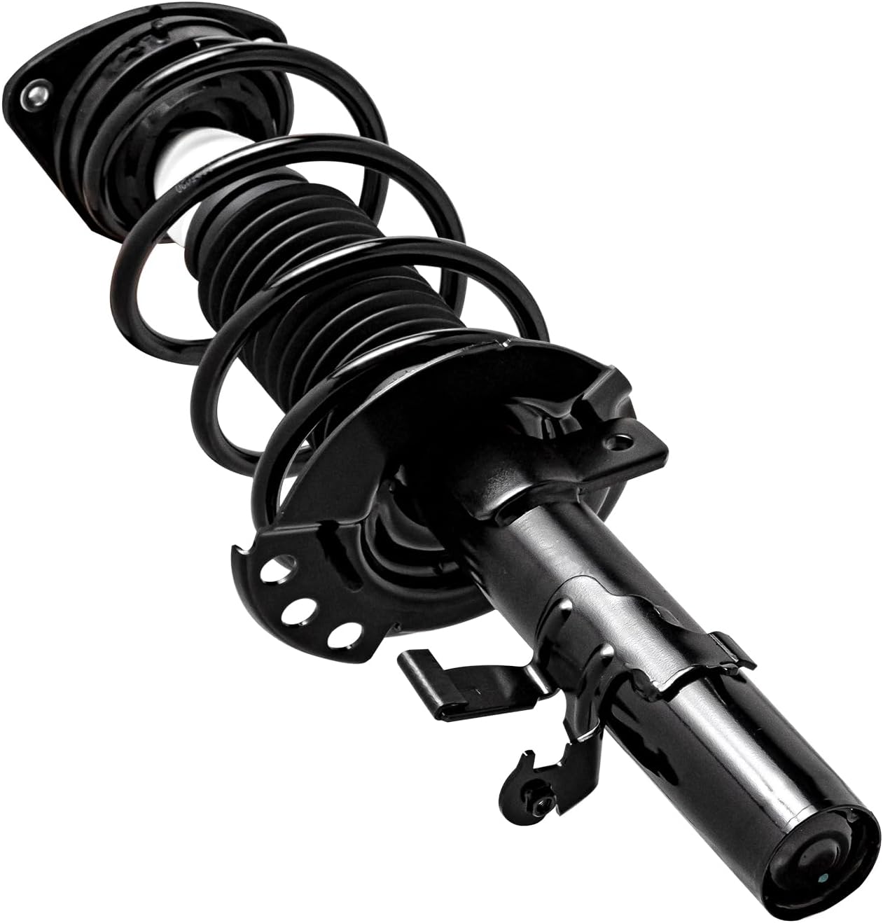 Detroit Axle - Front Right Strut for 2013-2018 Ford Focus [Electric S SE Titanium], Passenger Side Strut with Coil Spring 2014 2015 2016 2017 Replacement Quick Install Ready Suspension Shock