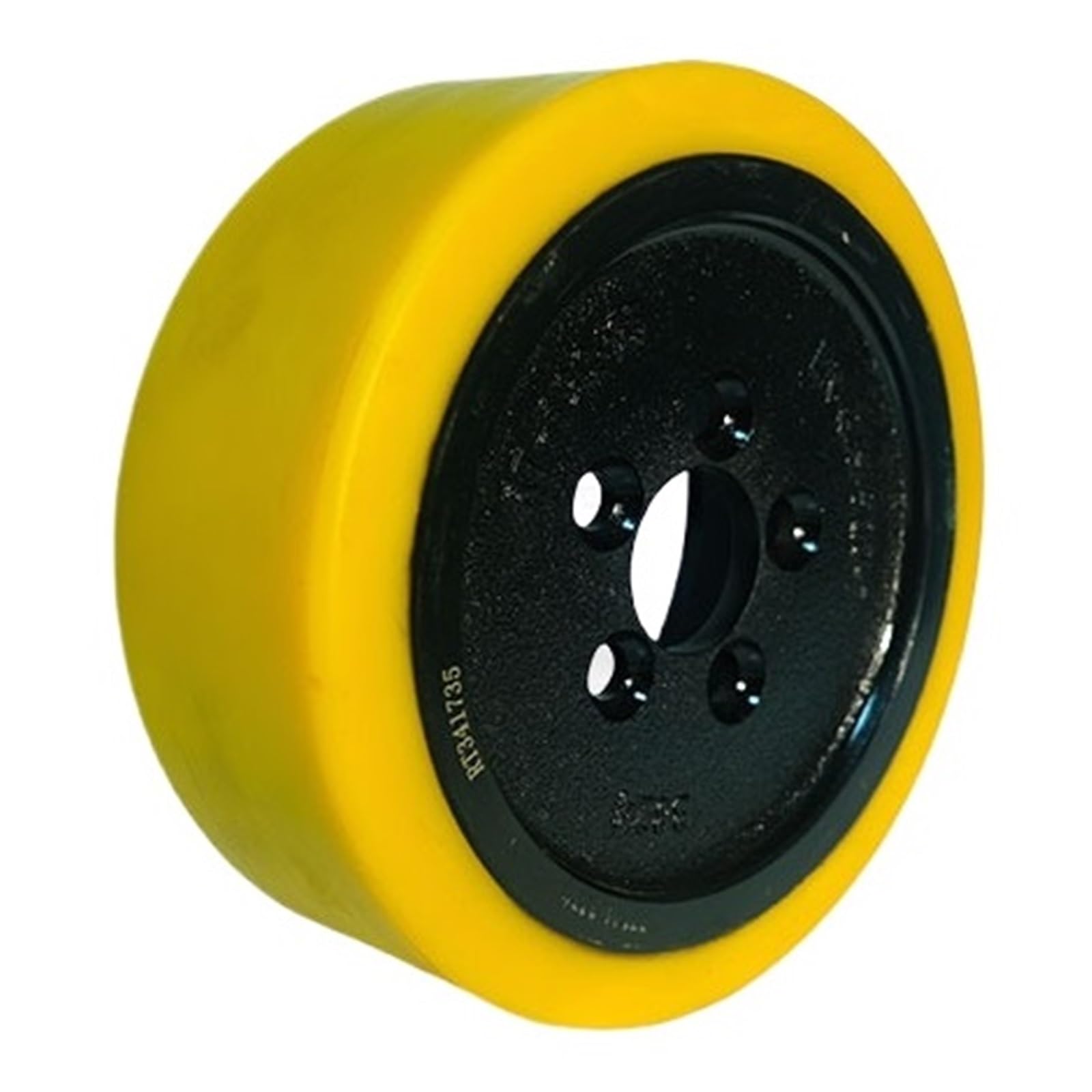 mXCDtRptJ Forklift tires, forklift drive wheels with 5 holes, suitable for polyurethane wheels, acid and alkali, super load-bearing