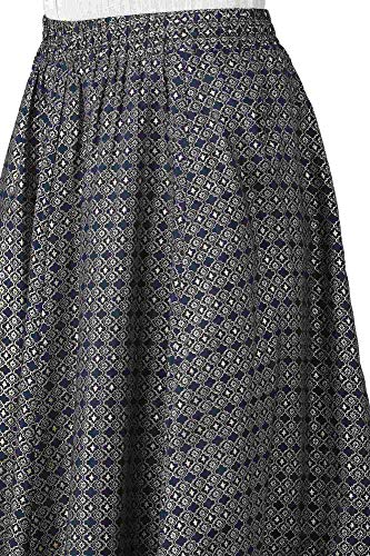 Image of ELLEVEN Polyester Flared Skirt
