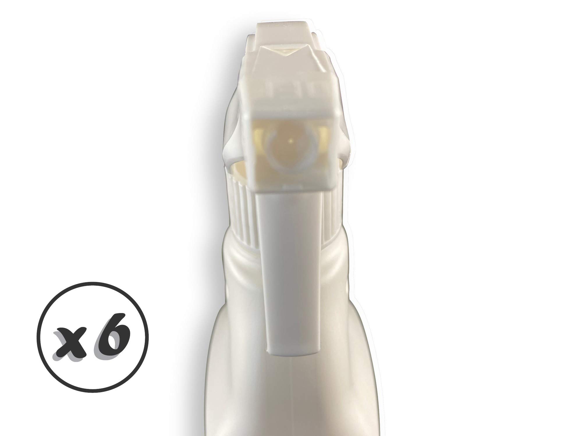 KIBROS Lot 6 pulvérisateurs vaporisateurs 1 L gâchette buse réglable