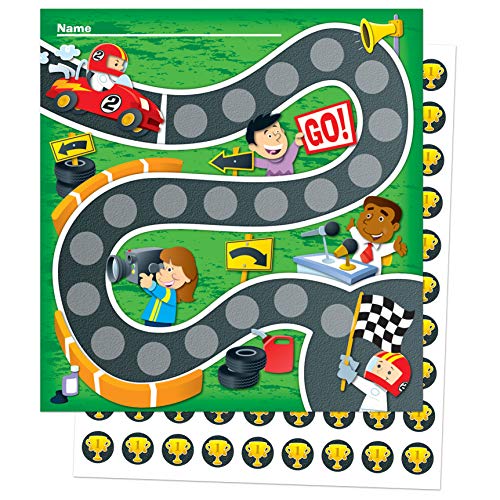 Carson Dellosa Racing Mini Incentive Charts (148003)