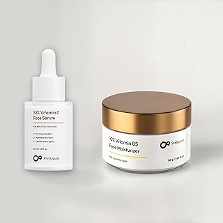 Crema facial con vitamina B5 y suero facial c...